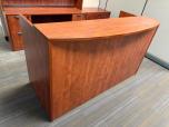 Cherry Laminate Reception Desk with Pedestals - ITEM #:120445 - Img 2 of 4