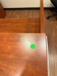 L-Shaped Reception Desk with Transaction Counter, Cherry Finish - ITEM #:120446 - Img 5 of 5