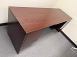 Hon 3-Piece Desk Set with Credenza and Bookcase - Mahogany - ITEM #:120448 - Img 4 of 7
