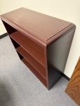 Hon 3-Piece Desk Set with Credenza and Bookcase - Mahogany - ITEM #:120448 - Img 7 of 7