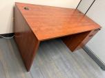 Cherry Laminate Office Desk with Pedestal 60x30 - ITEM #:120451 - Img 2 of 3