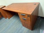 Cherry Laminate Office Desk with Pedestal 60x30 - ITEM #:120451 - Img 3 of 3