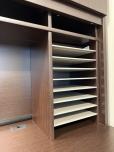 U-Shaped Bow Front Executive Desk Set with Hutch - Espresso - ITEM #:120455 - Img 10 of 11