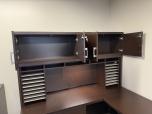 U-Shaped Bow Front Executive Desk Set with Hutch - Espresso - ITEM #:120455 - Img 11 of 11
