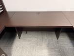 U-Shaped Bow Front Executive Desk Set with Hutch - Espresso - ITEM #:120455 - Img 4 of 11