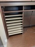 U-Shaped Bow Front Executive Desk Set with Hutch - Espresso - ITEM #:120455 - Img 8 of 11