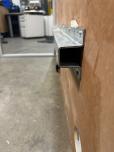 Modern 60x30 Office Desk, White Laminate with Silver O-Legs and Monitor Stand - ITEM #:120462 - Img 6 of 6