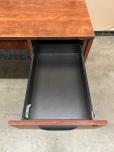 Cherry Laminate Single Pedestal Desk - 60" x 30" - ITEM #:120469 - Img 4 of 4