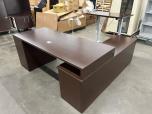 National Waveworks L-Shape Desk Set with Sit-Stand Desk - ITEM #:120470 - Img 2 of 8
