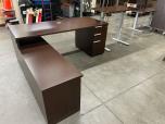 National Waveworks L-Shape Desk Set with Sit-Stand Desk - ITEM #:120470 - Img 5 of 8