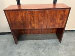 Offices To Go (OTG) 48" 3-Door Overhead Desk Hutch - Autumn Walnut - ITEM #:120473 - Img 1 of 4