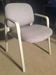 Used Used Guest Chairs - Grey Fabric - Grey Frame 