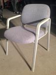 Used Guest Chairs - Grey Fabric - Grey Frame - ITEM #:140003 - Img 2 of 3