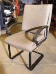 Cannon Guest Chair - Tannish Fabric - Black Frame - ITEM #:140058 - Img 2 of 2