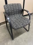 Used Knoll Guest Chairs - Fabric Seat - Black Frame - ITEM #:140062 - Img 2 of 6