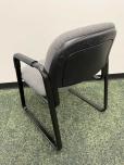 Used Guest Chair - Grey Fabric - Black Frame - ITEM #:140067 - Img 3 of 3