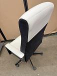 Used Conference Chair - White Vinyl - Black Trim - ITEM #:140068 - Img 3 of 3