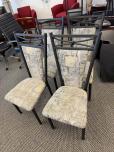 Metal Frame Guest Chair with Patterned Upholstery - ITEM #:140070 - Img 1 of 7