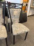Metal Frame Guest Chair with Patterned Upholstery - ITEM #:140070 - Img 5 of 7