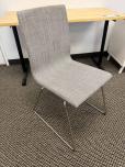 IKEA Volfgang Dining Chair - Grey Fabric with Chrome Legs - ITEM #:140072 - Img 1 of 3