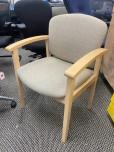 Used Guest Chairs - Maple With Tan Fabric - ITEM #:145050 - Img 2 of 4