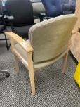Used Guest Chairs - Maple With Tan Fabric - ITEM #:145050 - Img 3 of 4