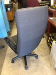 Cannon conference chairs with grey fabric and black frame - ITEM #:150104 - Thumbnail image 3 of 3