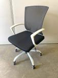 Task conference chair with web back and white frame - ITEM #:150110 - Thumbnail image 1 of 3
