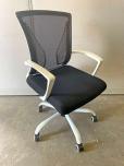 Task conference chair with web back and white frame - ITEM #:150110 - Thumbnail image 2 of 3