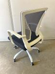 Task conference chair with web back and white frame - ITEM #:150110 - Thumbnail image 3 of 3