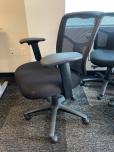 Used Desk Chairs - Black Web - Black Cushion Seat - ITEM #:150153 - Thumbnail image 2 of 4