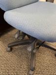 Armless Desk Chair - Light Blue Fabric - ITEM #:150160 - Img 2 of 4