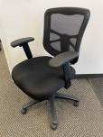 Used Executive Desk Chair - Mesh Back - Black - ITEM #:150164 - Img 2 of 3