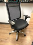 Used Task Chair - Silver Frame - Black Seat - Mesh - ITEM #:150170 - Img 1 of 3