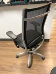 Used Task Chair - Silver Frame - Black Seat - Mesh - ITEM #:150170 - Img 3 of 3