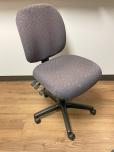 Used Task Chair With Purple Textured Fabric - ITEM #:150172 - Img 1 of 3
