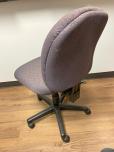 Used Task Chair With Purple Textured Fabric - ITEM #:150172 - Img 3 of 3
