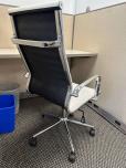 Used Task Chair - White Vinyl - Chrome Arms - ITEM #:150174 - Img 3 of 4
