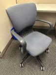 Used Ikea Joakim Task Chair - Blue - Black Frame - ITEM #:150177 - Img 2 of 6