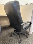 Used High Back Conference Chair - Black Vinyl - ITEM #:150179 - Img 3 of 4