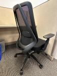 NEW Desk Chair - Black Fabric Seat - Mesh Back - ITEM #:150180 - Img 5 of 5