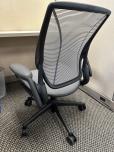 Used Desk Chair - Grey Mesh Seat And Back - Black - ITEM #:150181 - Img 3 of 4