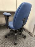 Used Desk Chair - Blue Fabric Seat Back And Arms - ITEM #:150182 - Img 3 of 8