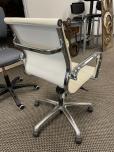 Used Task Chair - White Vinyl - Chrome Arms - ITEM #:150183 - Img 8 of 8