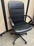 Used Conference Chair - Black Vinyl Seat And Back - ITEM #:150192 - Img 1 of 4