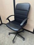 Used Conference Chair - Black Vinyl Seat And Back - ITEM #:150192 - Img 2 of 4