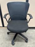 Used Desk Chair - Black Fabric Seat - Mesh Back - ITEM #:150194 - Img 1 of 3