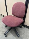 Used Task Chair - Red Fabric - Black Frame - ITEM #:150195 - Img 2 of 3