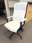 Used Task Conference Chairs - White Vinyl - ITEM #:150212 - Img 1 of 3