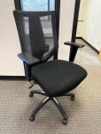 Used Task Chair - Fabric Seat - Web Back - Black - ITEM #:150215 - Img 1 of 3